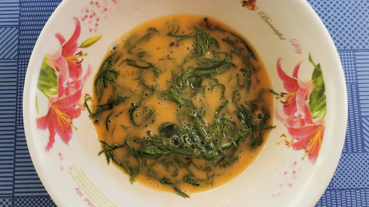 เคล็ดลับทำชะอมชุบไข่ทอด