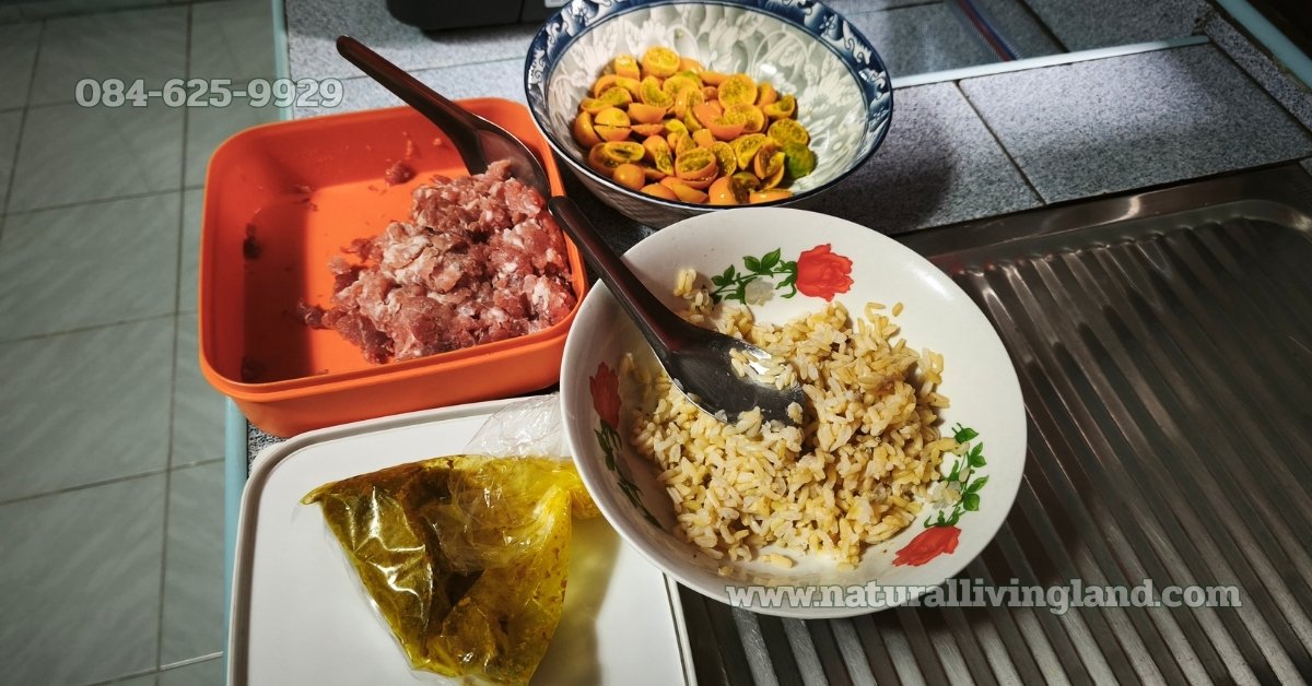 วัตถุดิบทำข้าวผัด