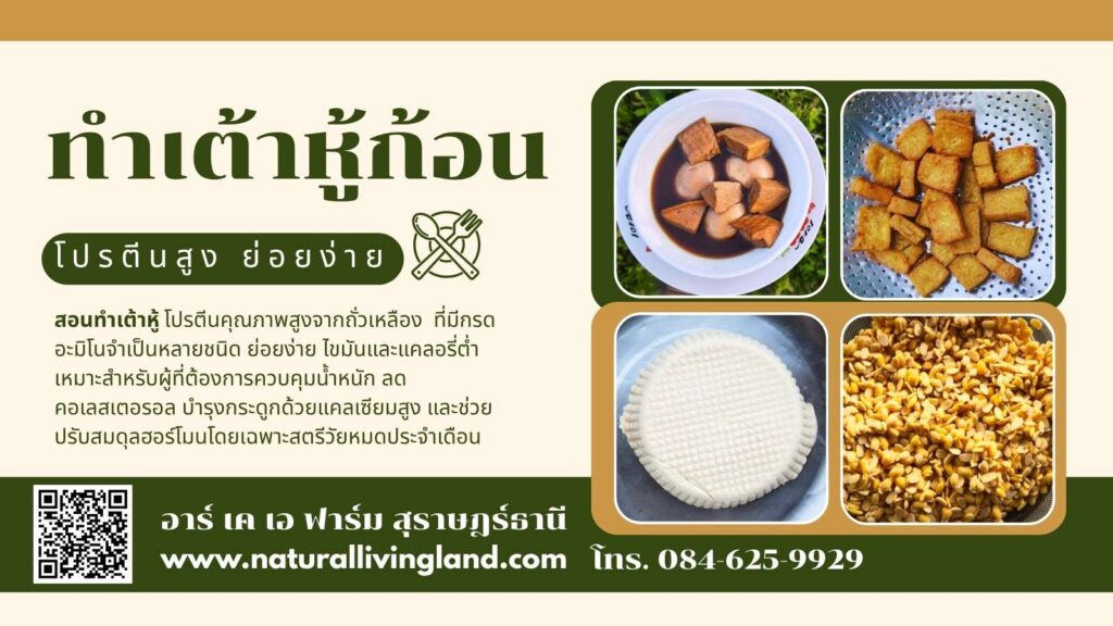 สอนทำเต้าหู้