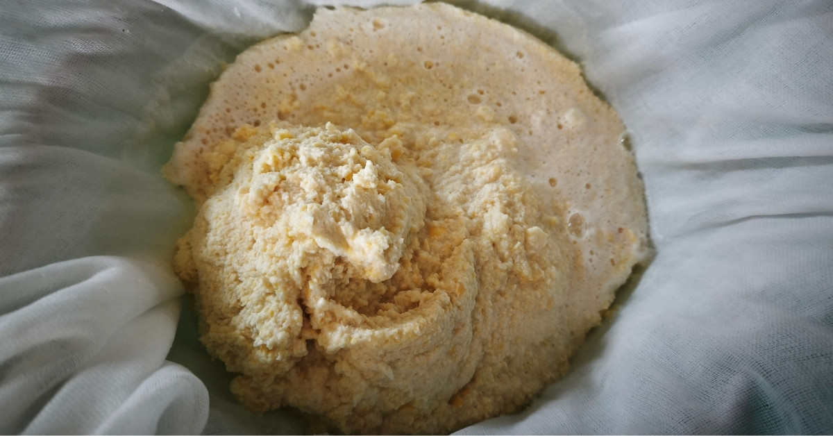 กรองกากถั่วเหลือง